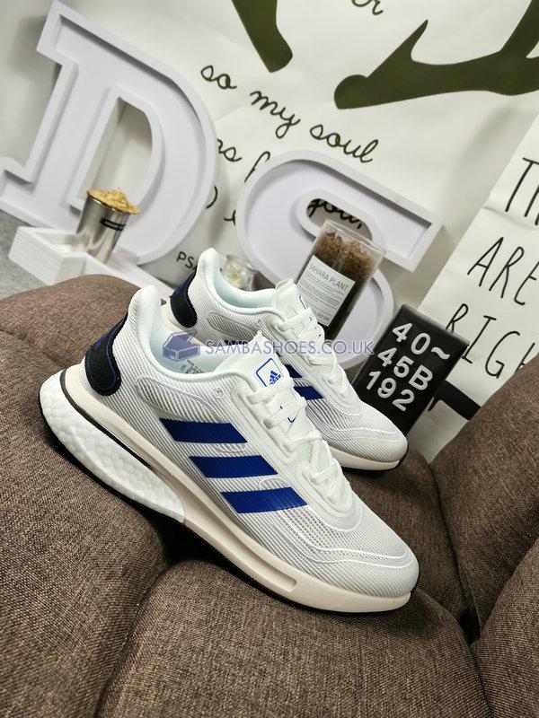 Adidas Supernova "Crystal White Blue" - Crystal White/Royal Blue/Core Black - FW0700 Classic Running Shoes