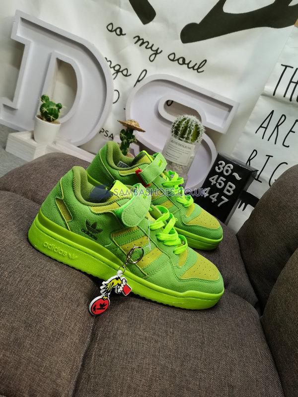 Dr. Seuss x Adidas Forum Low "The Grinch" - Supplier Colour/Solar Green/Red - HP6772 Classic Originals Shoes