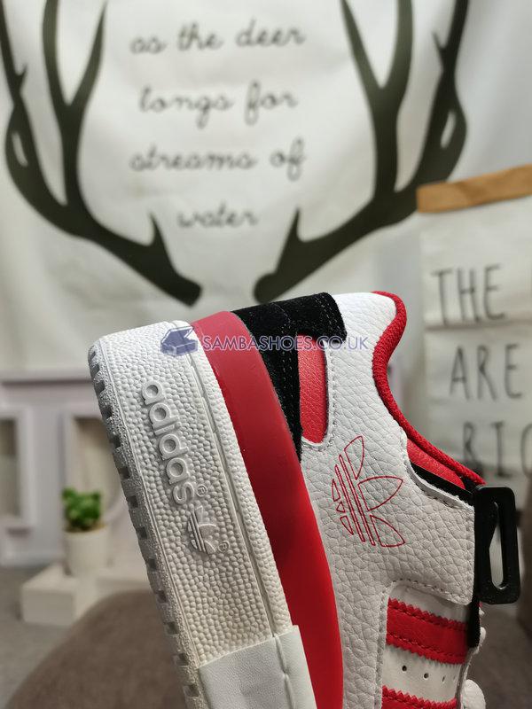 Adidas Forum Exhibit Low "Cloud White Red" - Cloud White/Red/Legend Ink - GZ5391 Classic Originals Shoes