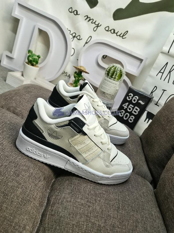 Adidas Forum Exhibit Low "Off White Black" - Off White/Core Black/Cream White - H01914 Classic Originals Shoes