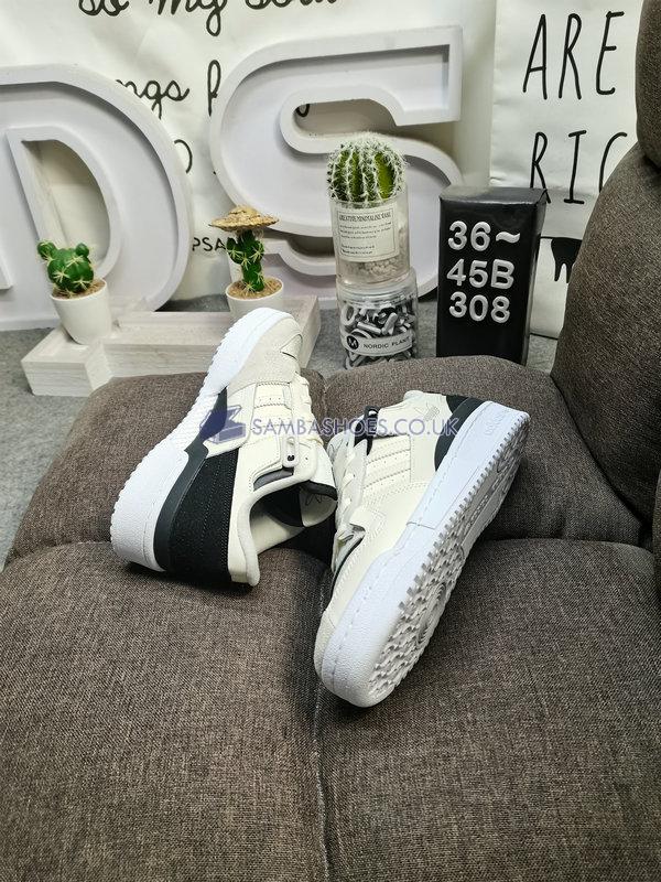 Adidas Forum Exhibit Low "Off White Black" - Off White/Core Black/Cream White - H01914 Classic Originals Shoes