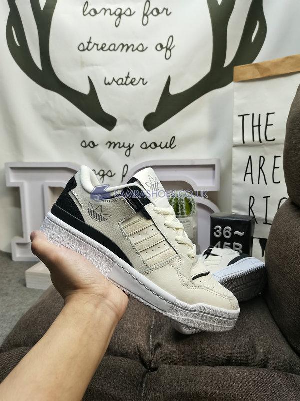 Adidas Forum Exhibit Low "Off White Black" - Off White/Core Black/Cream White - H01914 Classic Originals Shoes