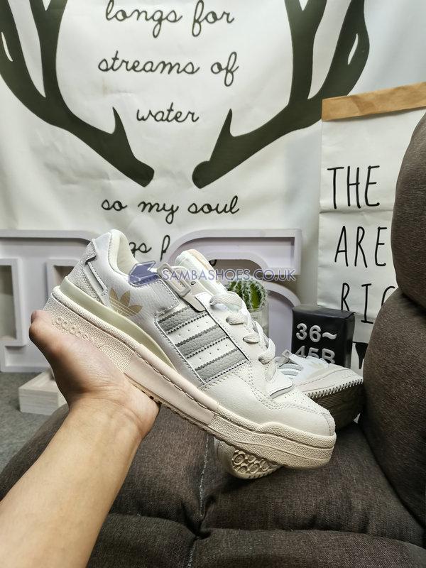 Adidas Forum Exhibit Low "White Light Brown" - Cloud White/Light Brown/Halo Ivory - GX2159 Classic Originals Shoes