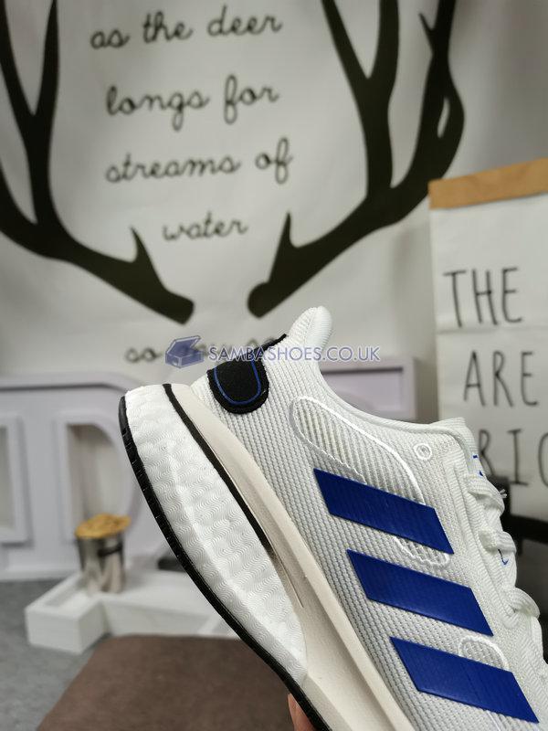 Adidas Supernova "Crystal White Blue" - Crystal White/Royal Blue/Core Black - FW0700 Classic Running Shoes