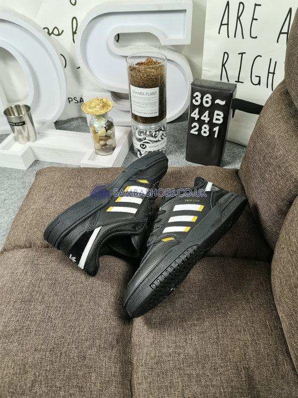 Adidas Drop Step Low "Black" - Black/White/Yellow - EE5225-2 Classic Originals Shoes