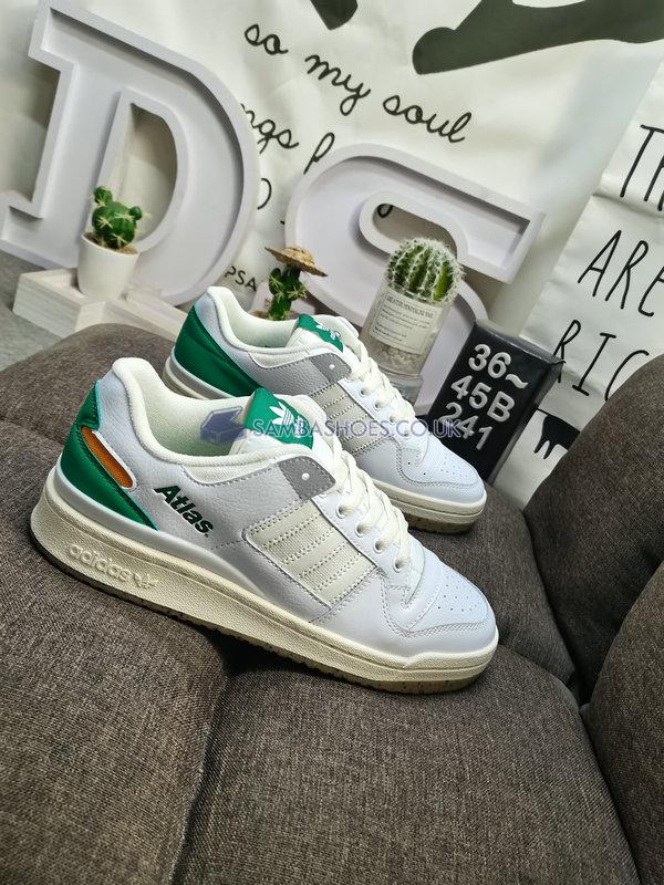 Atlas x Adidas Forum Low ADV "Community First" - Cloud White/Off White/Court Green - HQ6996 Classic Originals Shoes