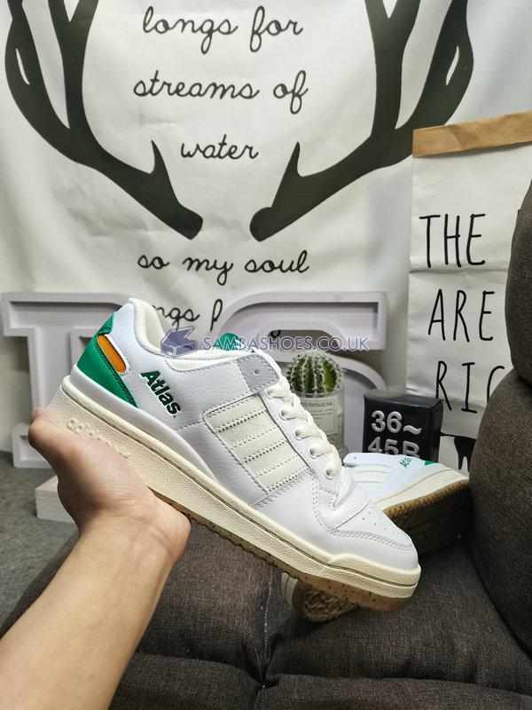 Atlas x Adidas Forum Low ADV "Community First" - Cloud White/Off White/Court Green - HQ6996 Classic Originals Shoes