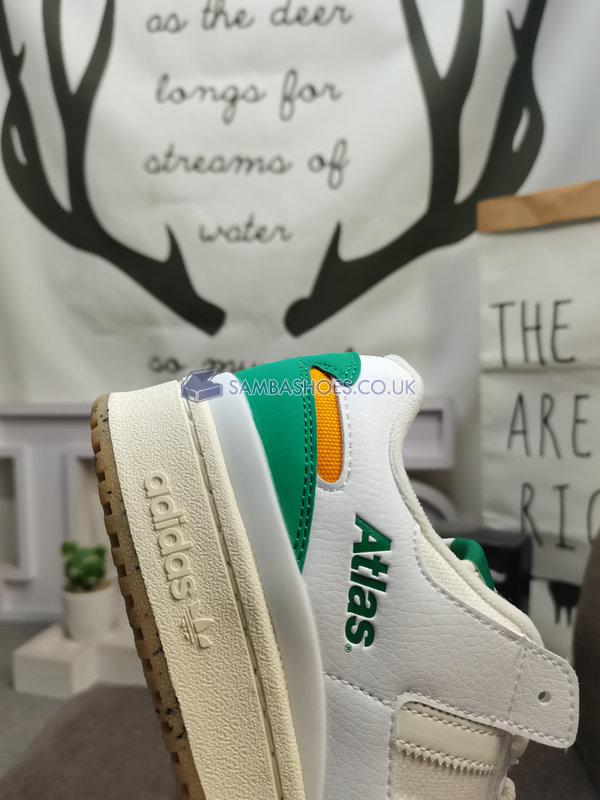 Atlas x Adidas Forum Low ADV "Community First" - Cloud White/Off White/Court Green - HQ6996 Classic Originals Shoes