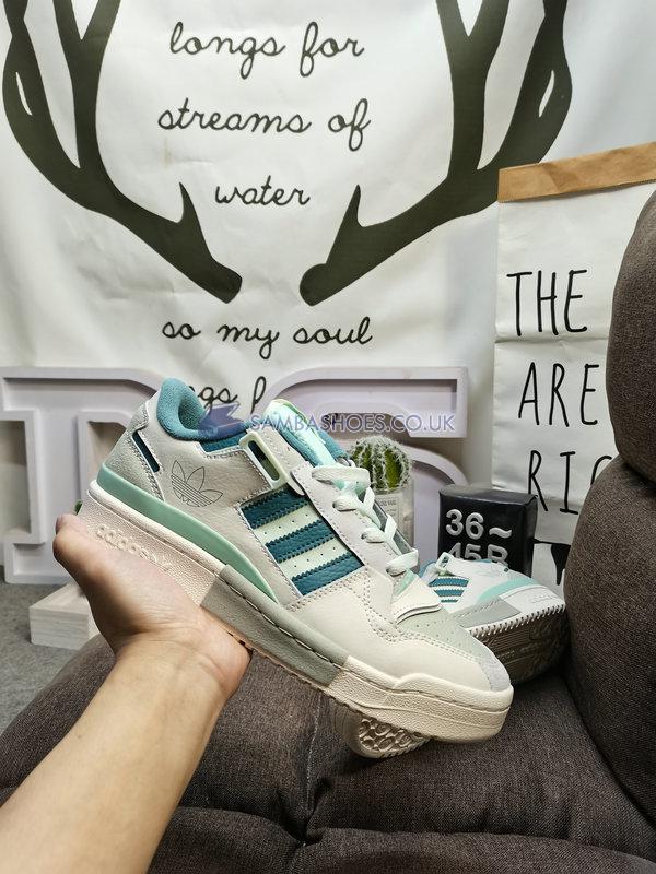 Adidas Forum Exhibit Low "Off White Green" - Off White/Cloud White/Green - GX4548 Classic Originals Shoes