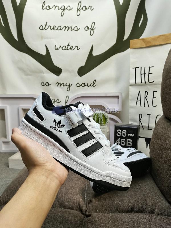 Adidas Forum Low "White Black" - Cloud White/Cloud White/Core Black - FY7757 Classic Originals Shoes