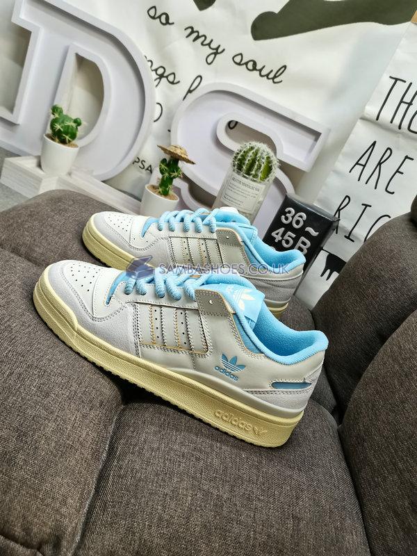 Adidas Forum 84 Low Classic "Vintage Preloved Blue" - Off White/Cream White/Preloved Blue - FZ6342 Classic Originals Shoes