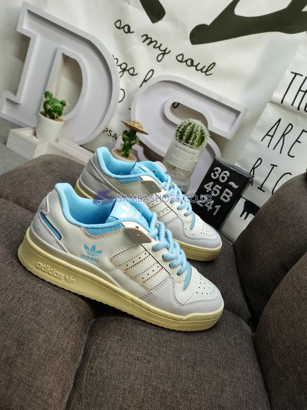 Adidas Forum 84 Low Classic "Vintage Preloved Blue" - Off White/Cream White/Preloved Blue - FZ6342 Classic Originals Shoes