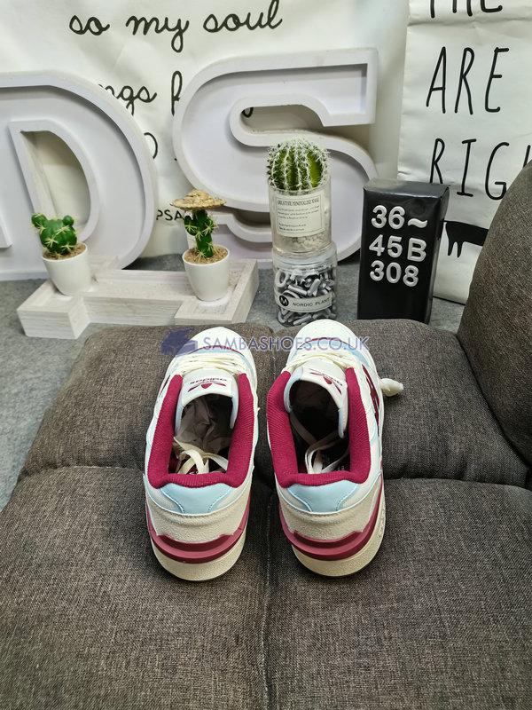 Adidas Forum Exhibit Low "Off White Burgundy" - Off White/Collegiate Burgundy/Cream White - GW4358 Classic Originals Shoes