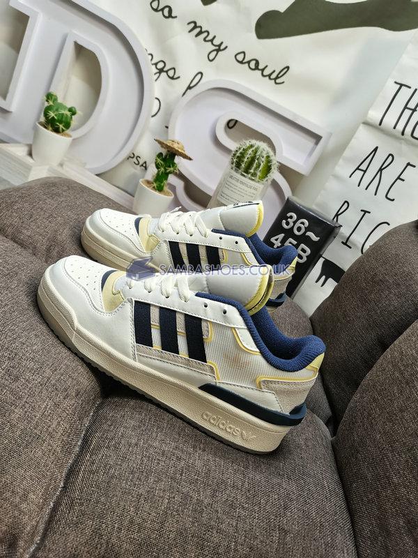 Adidas Forum Exhibit Low "Off White Shadow Navy" - Off White/Shadow Navy/Chalk White - GX4121 Classic Originals Shoes