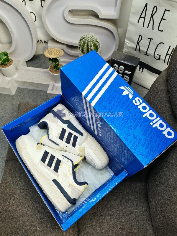 Adidas Forum Exhibit Low "Off White Shadow Navy" - Off White/Shadow Navy/Chalk White - GX4121 Classic Originals Shoes