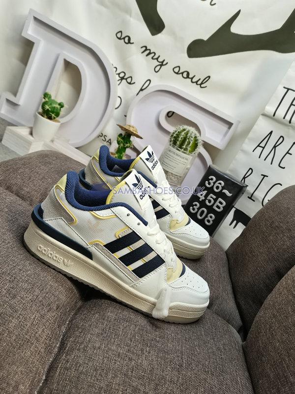 Adidas Forum Exhibit Low "Off White Shadow Navy" - Off White/Shadow Navy/Chalk White - GX4121 Classic Originals Shoes