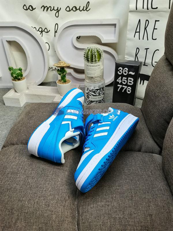 Adidas Forum Low "Pulse Blue" - Cloud White/Pulse Blue/Cloud White - GX7071 Classic Originals Shoes