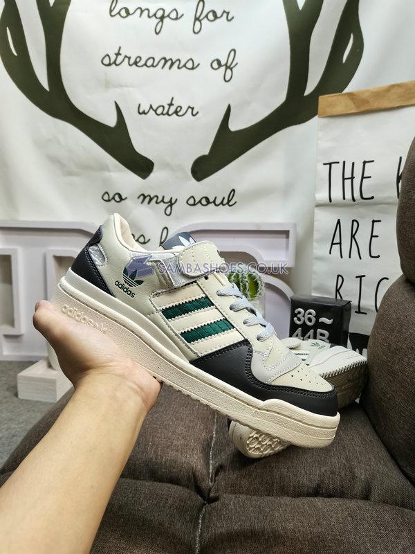 Adidas Forum 84 Low "Off White Green" - Off White/Wonder White/Collegiate Green - HQ6938 Classic Originals Shoes