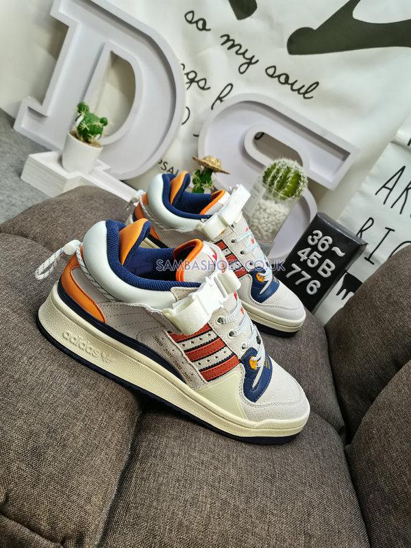 Bad Bunny x Adidas Forum Buckle Low "Cangrejeros" - Cream White/Bright Red/Night Sky - GZ9796 Classic Originals Shoes