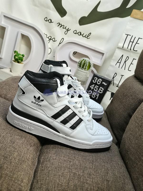 Adidas Forum Mid "White Black" - Cloud White/Core Black/Cloud White - FY7939 Classic Originals Shoes