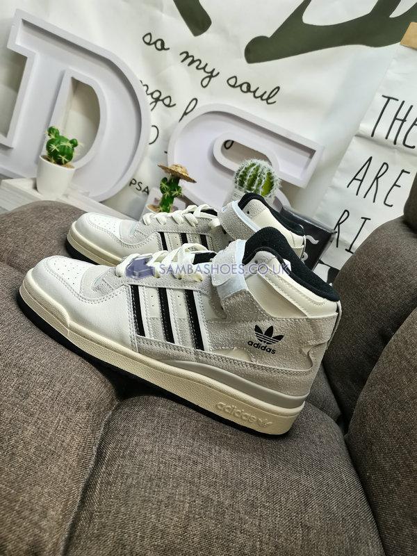 Sivasdescalzo x Adidas Forum 84 Hi "Voodoo Dance Club" - Off White/Orbit Grey/Ecru Tint - GZ8976 Classic Originals Shoes