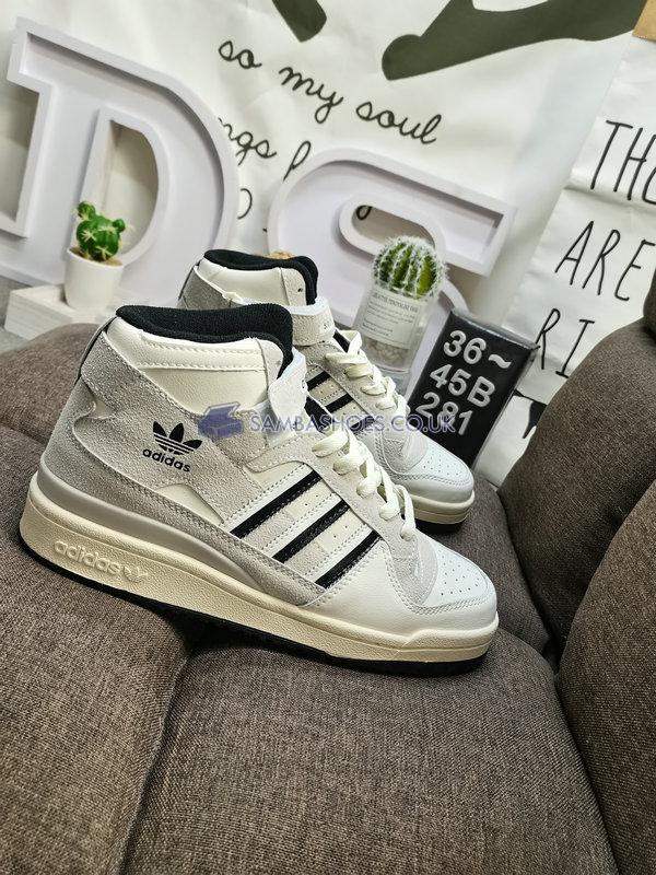 Sivasdescalzo x Adidas Forum 84 Hi "Voodoo Dance Club" - Off White/Orbit Grey/Ecru Tint - GZ8976 Classic Originals Shoes