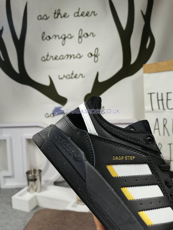 Adidas Drop Step Low "Black" - Black/White/Yellow - EE5225-2 Classic Originals Shoes