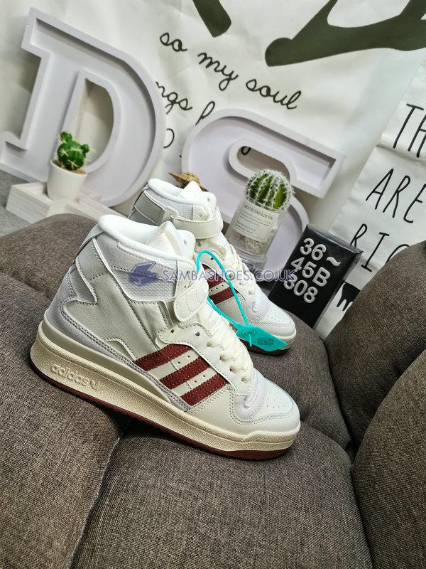 Packer x Adidas Forum 84 Hi "Collegiate Maroon" - White/Red - GX1520 Classic Originals Shoes