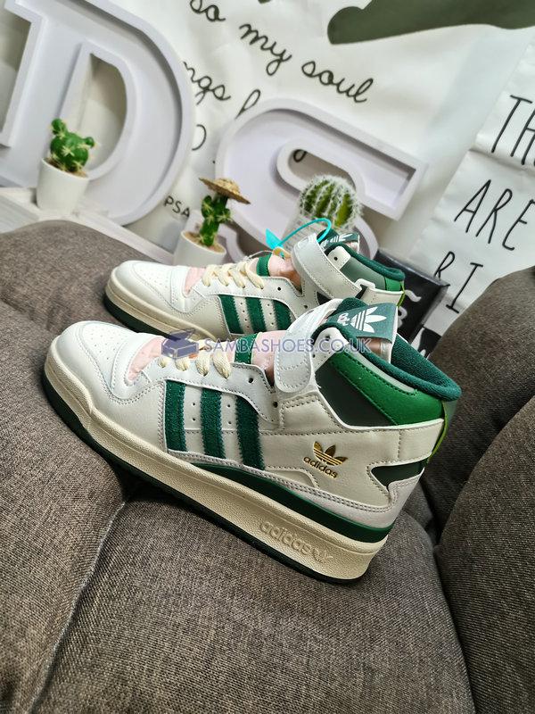 Adidas Forum 84 Hi "Off White Dark Green" - Off White/Team Dark Green/Cloud White - GW2203 Classic Originals Shoes