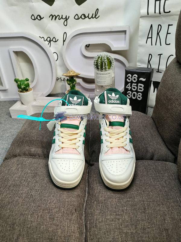 Adidas Forum 84 Hi "Off White Dark Green" - Off White/Team Dark Green/Cloud White - GW2203 Classic Originals Shoes