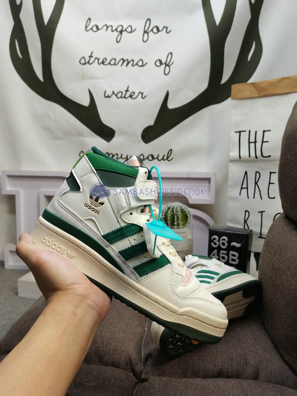 Adidas Forum 84 Hi "Off White Dark Green" - Off White/Team Dark Green/Cloud White - GW2203 Classic Originals Shoes