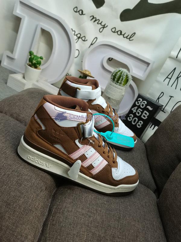 Adidas Forum Mid "Chocolate to my Strawberry" - Cloud White/Light Pink/Pantone - GY6802 Classic Originals Shoes