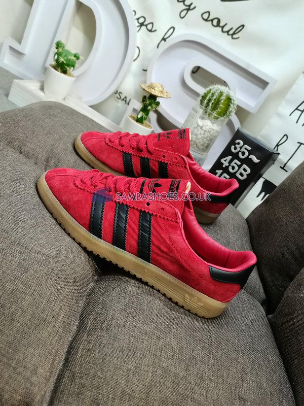 Adidas Bermuda "Scarlet" - Scarlet/Core Black/Gum - AQ1047 Classic Originals Shoes