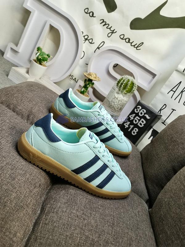 Adidas Bermuda "Ash Green Collegiate Navy" - Ash Green/Collegiate Navy - CQ2783 Classic Originals Shoes