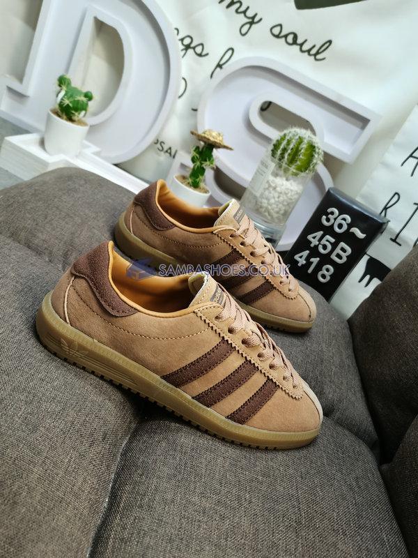 Adidas Bermuda "Brown Gum" - Brown/Gum - BY9654-2 Classic Originals Shoes