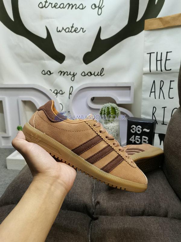 Adidas Bermuda "Brown Gum" - Brown/Gum - BY9654-2 Classic Originals Shoes