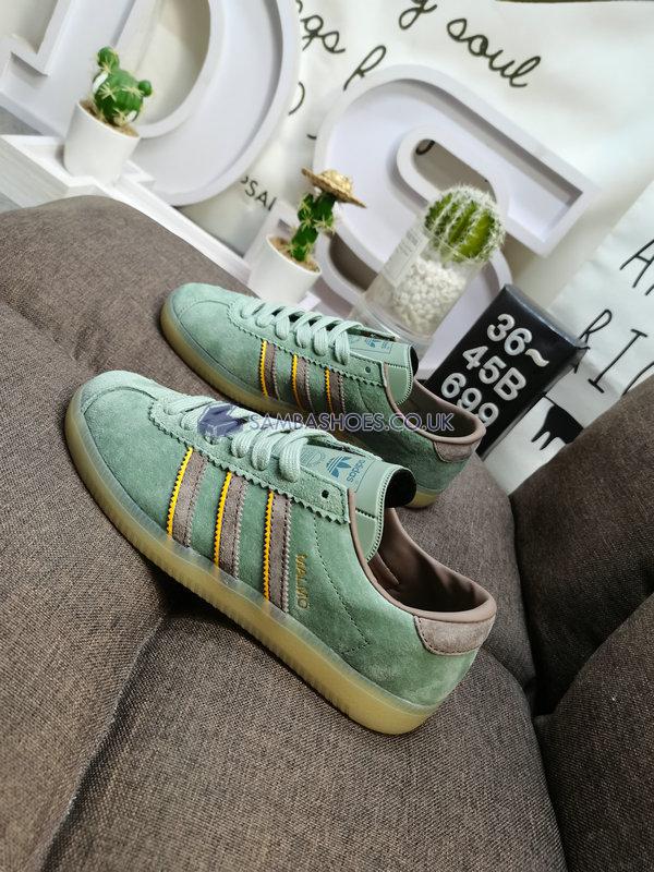 Adidas Malmo "Lake Blue" size? Exclusive - Lake Blue/Brown/Yellow/Green - ID2782 Classic Originals Shoes