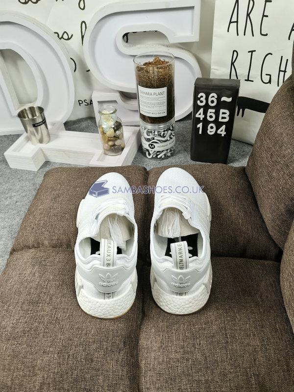 Adidas NMD_R1 "Cloud White" - Cloud White/Cloud White/Gum - D96635 Classic Originals Shoes