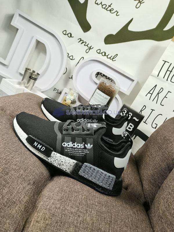 Adidas NMD_R1 "Black Speckled" - Core Black/Core Black/Footwear White - S24030 Classic Originals Shoes