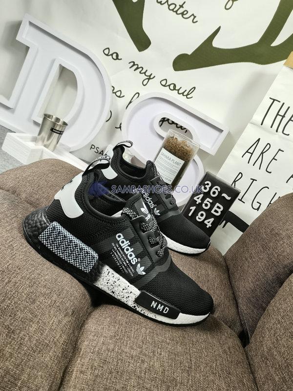 Adidas NMD_R1 "Black Speckled" - Core Black/Core Black/Footwear White - S24030 Classic Originals Shoes