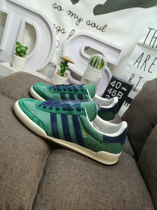 Adidas Cord "Collegiate Green Navy" - Collegiate Navy/Collegiate Green/Cream White - H01821 Classic Originals Shoes