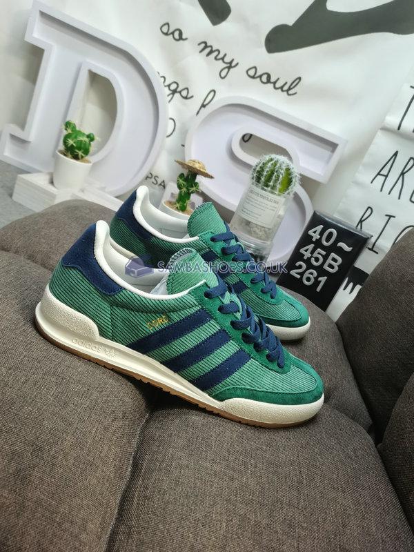 Adidas Cord "Collegiate Green Navy" - Collegiate Navy/Collegiate Green/Cream White - H01821 Classic Originals Shoes