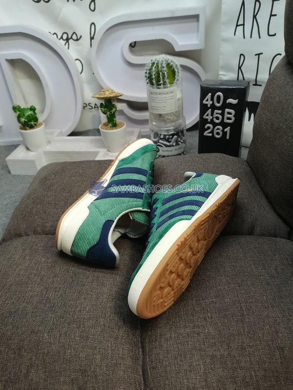 Adidas Cord "Collegiate Green Navy" - Collegiate Navy/Collegiate Green/Cream White - H01821 Classic Originals Shoes