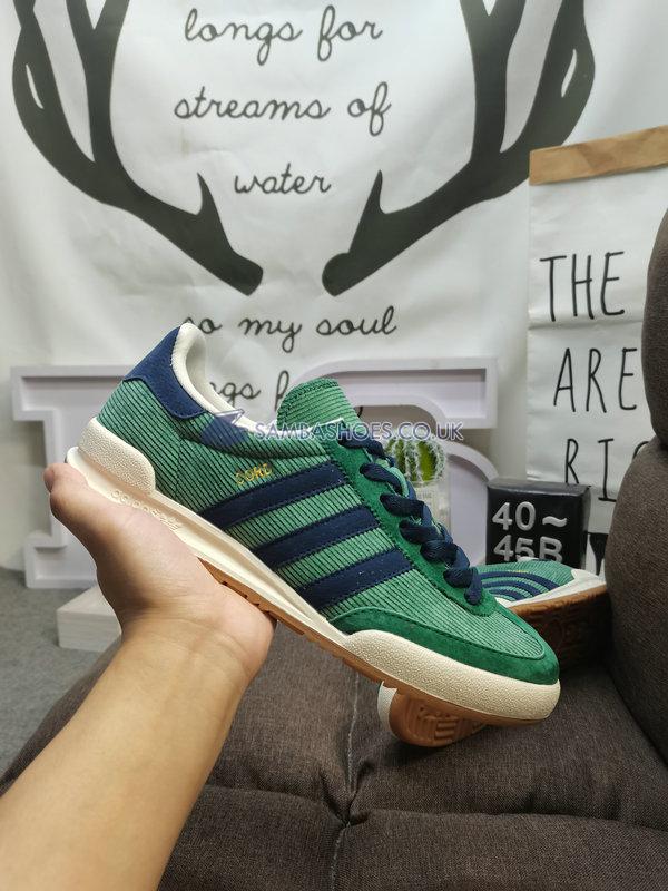 Adidas Cord "Collegiate Green Navy" - Collegiate Navy/Collegiate Green/Cream White - H01821 Classic Originals Shoes