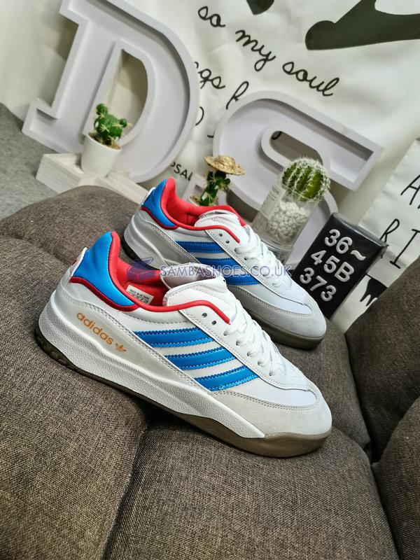 Adidas Copa Nationale "White Blue Scarlet" - Cloud White/Blue Bird/Scarlet - GY6917 Classic Originals Shoes