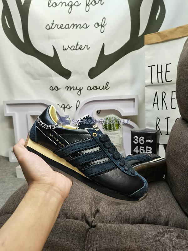 Wales Bonner x Adidas Country "Black Easy Yellow" - Core Black/Core Black/Easy Yellow - GY1702 Classic Originals Shoes