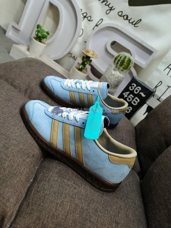 Adidas Hamburg "City Series - Illinois" - Ambient Sky/Beige Tone/Gum - ID6963 Classic Originals Shoes