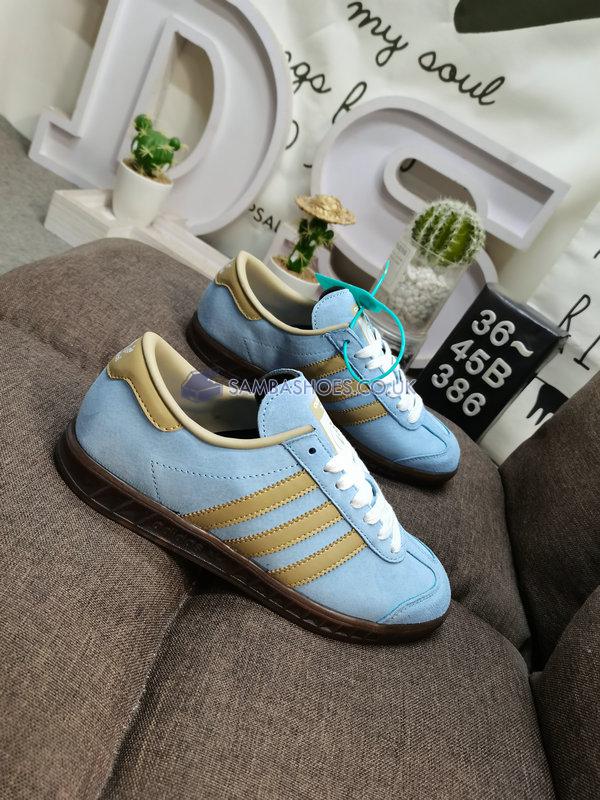 Adidas Hamburg "City Series - Illinois" - Ambient Sky/Beige Tone/Gum - ID6963 Classic Originals Shoes