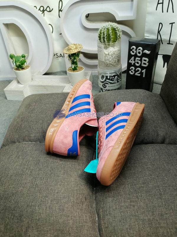 Adidas Hamburg "Rose Tone Gum" - Rose Tone/Bold Blue/Gum - H00446 Classic Originals Shoes