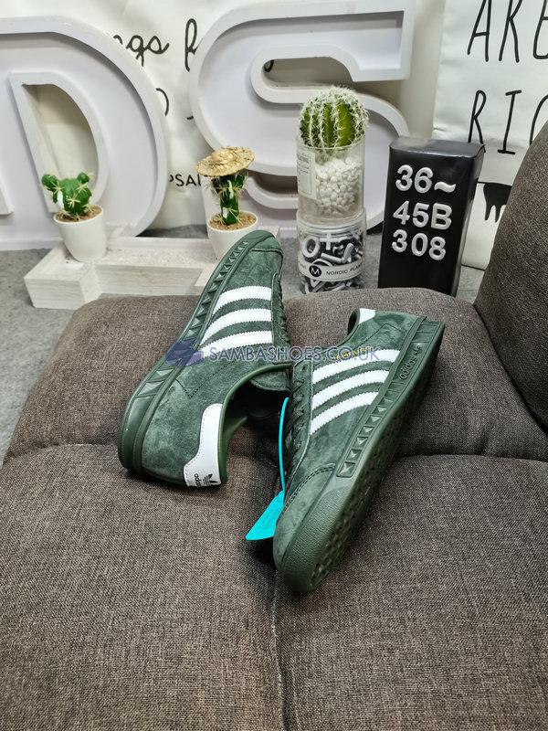 Adidas Hamburg "Green Oxide" - Green Oxide/Off White/Shadow Green - GW9641 Classic Originals Shoes